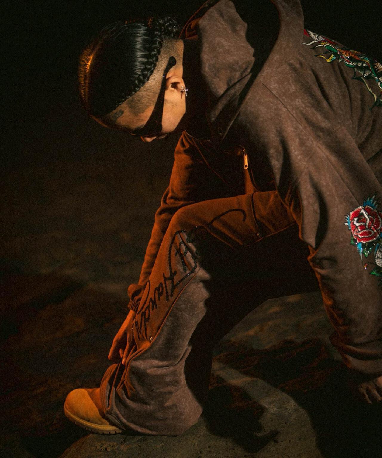 FR(13)NDS × Ed Hardy 聯名 雙膝設計 衛褲