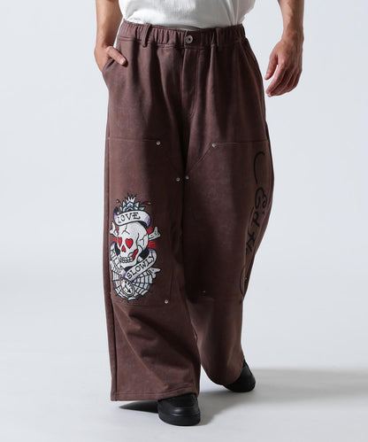 FR(13)NDS × Ed Hardy 聯名 雙膝設計 衛褲