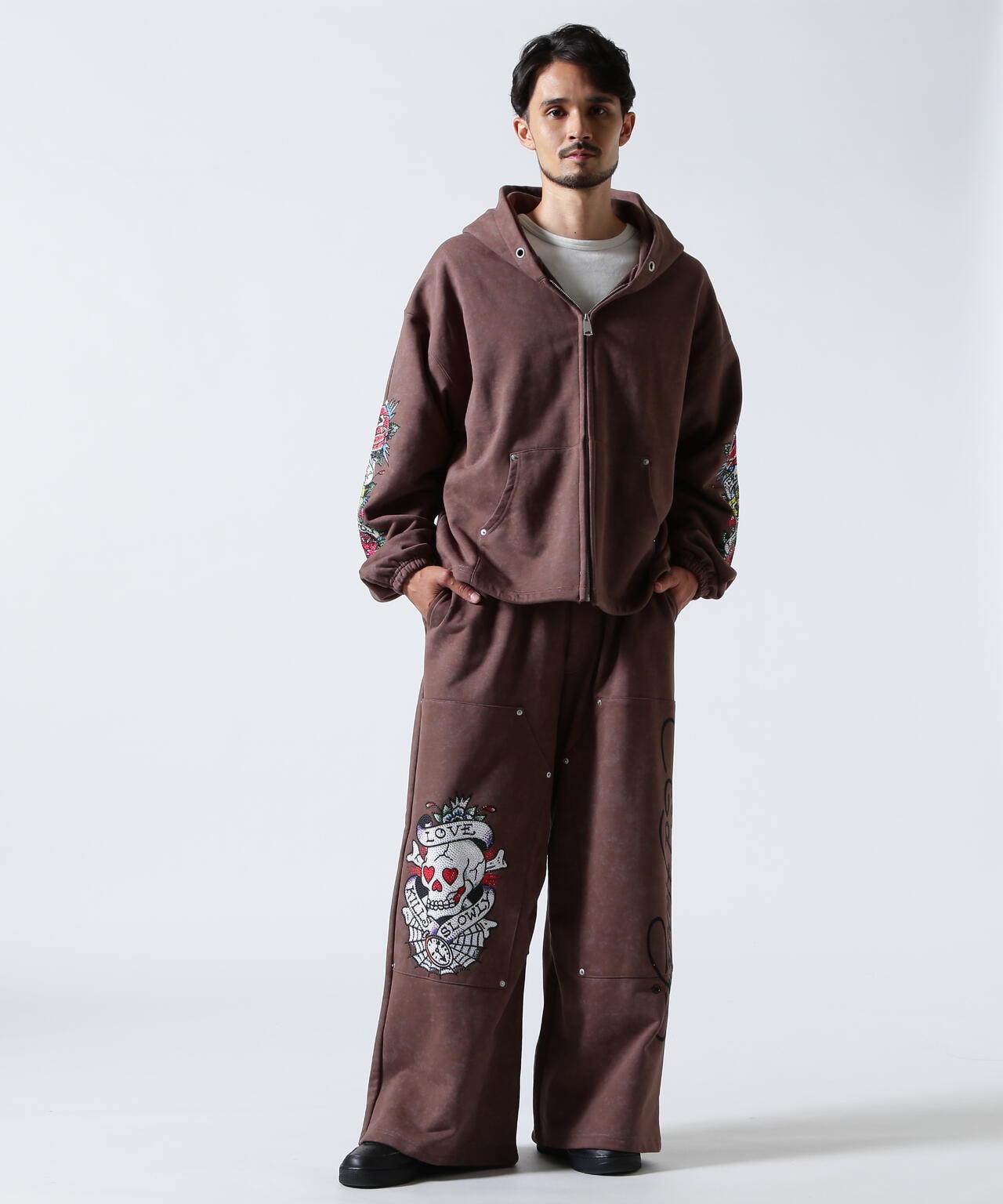 FR(13)NDS × Ed Hardy 聯名 雙膝設計 衛褲