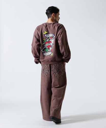 FR(13)NDS × Ed Hardy 聯名 雙膝設計 衛褲