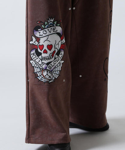 FR(13)NDS × Ed Hardy 聯名 雙膝設計 衛褲