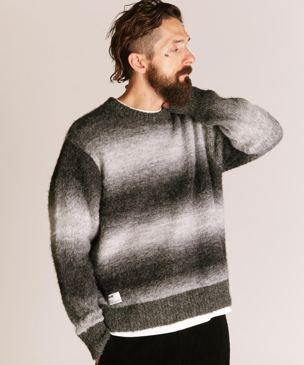 GRADATION CREW KNIT 漸變 圓領 針織衫
