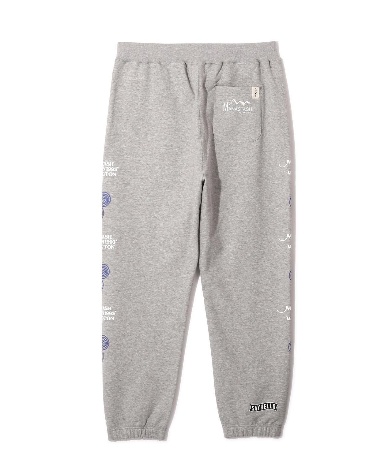 MANASTASH マナスタッシュ SAYHELLO SWEAT PANTS 衛褲