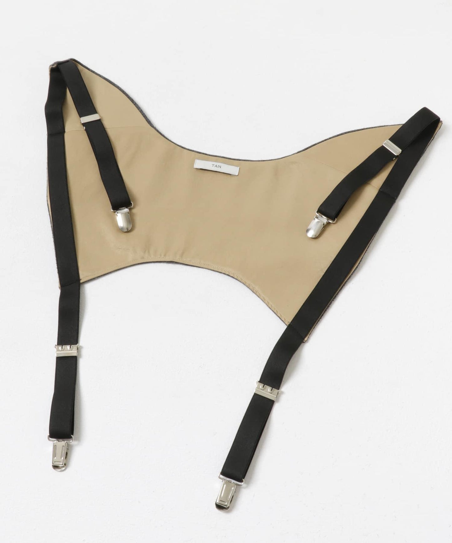 TAN PADDED SUSPENDERS 揹帶