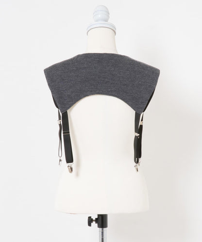 TAN PADDED SUSPENDERS 揹帶