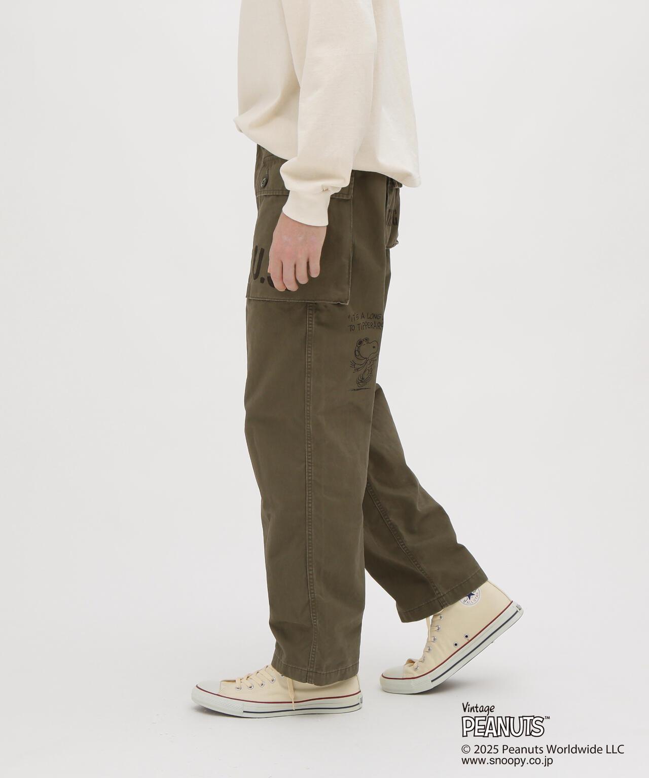 AVIREX × PEANUTS（花生漫畫） AERO PANTS FLYING ACE 褲子