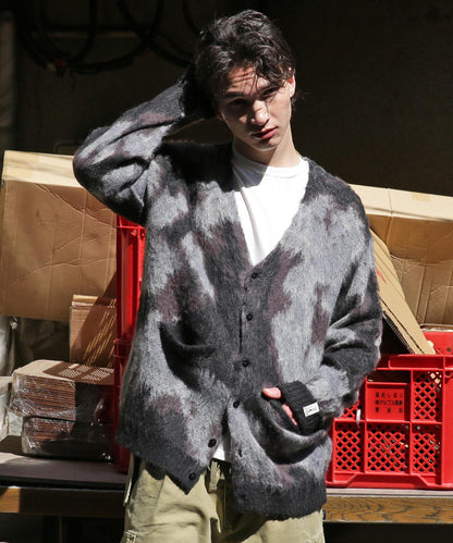 MANASTASH BLURRY JAQUARD CARDIGAN 針織開衫