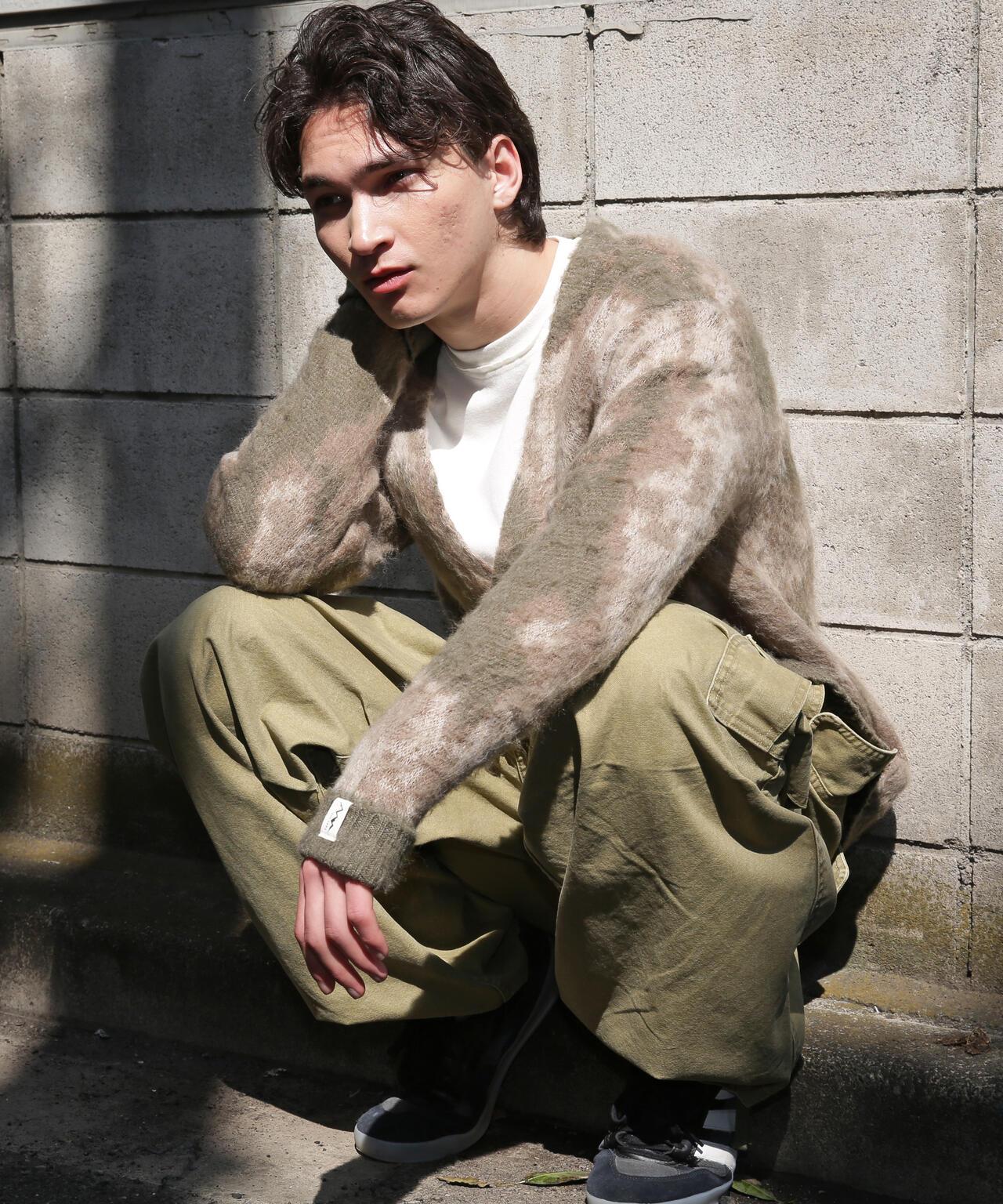 MANASTASH BLURRY JAQUARD CARDIGAN 針織開衫