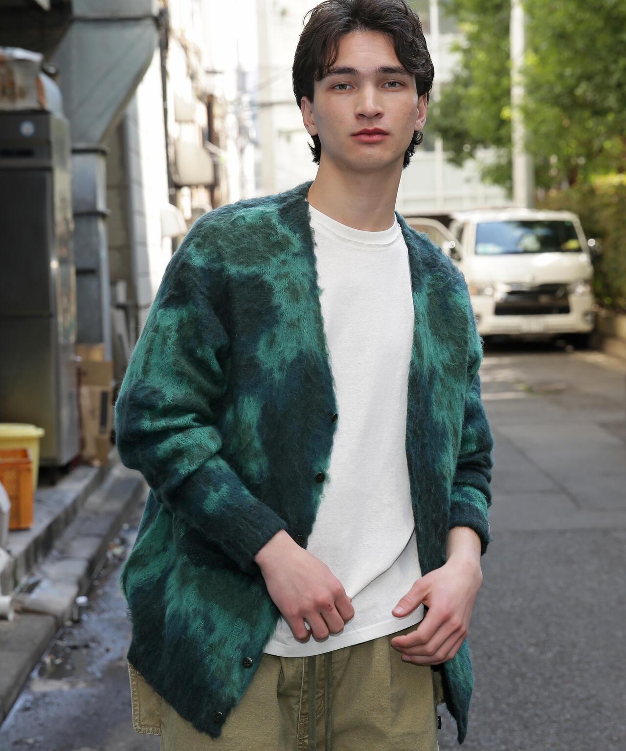 MANASTASH BLURRY JAQUARD CARDIGAN 針織開衫