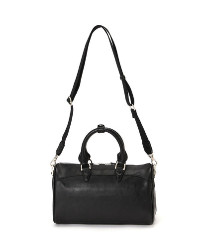 VARSITY LEATHER MINI DUFFLE BAG 皮質迷你圓筒包