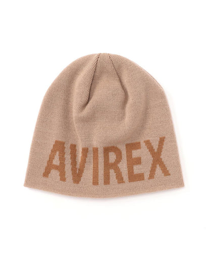AVIREX LOGO BEANIE logo設計 針織面料 針織帽（專賣店）
