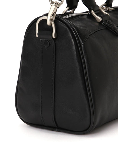 VARSITY LEATHER MINI DUFFLE BAG 皮質迷你圓筒包