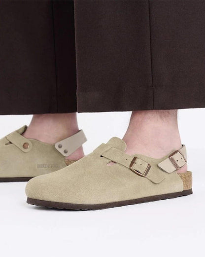 BIRKENSTOCK TOKIO Suede スエードレザー トープ 鞋款