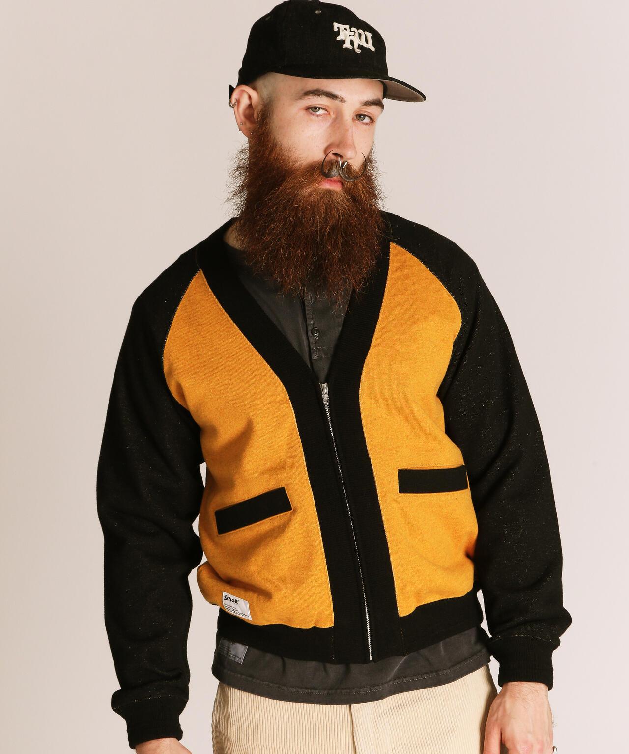 2TONE SWEAT CARDIGAN 雙色拼色衛衣開衫