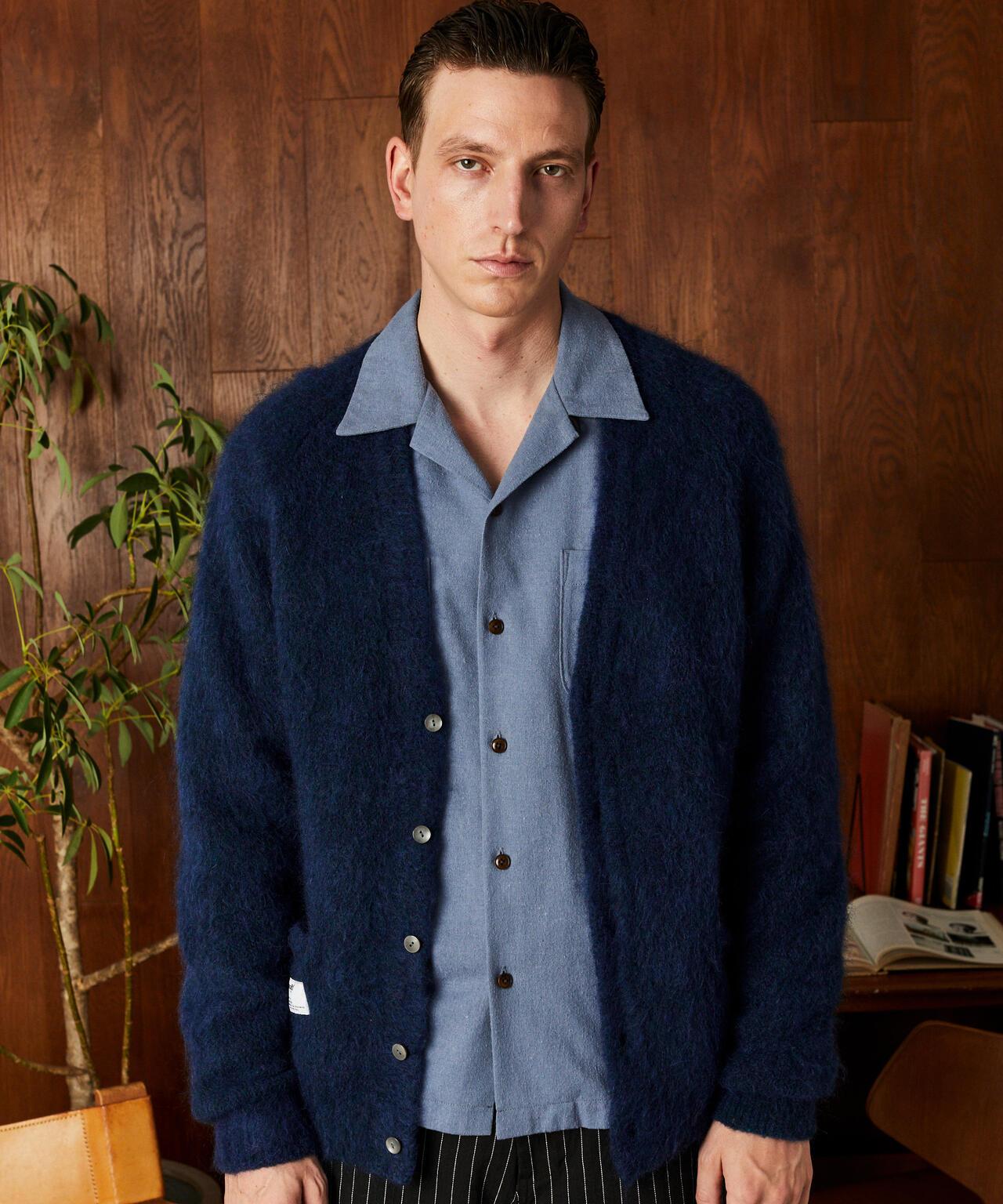 MOH《AIR》 KNIT CARDIGAN 馬海毛針織開衫