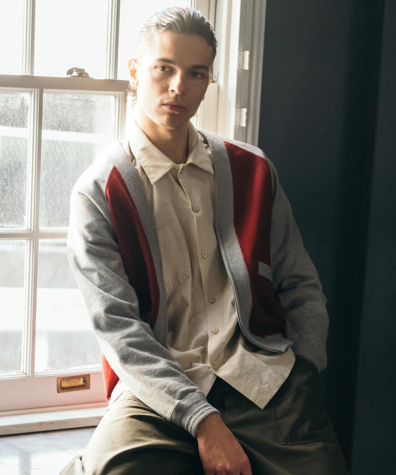 2TONE SWEAT CARDIGAN 雙色拼色衛衣開衫