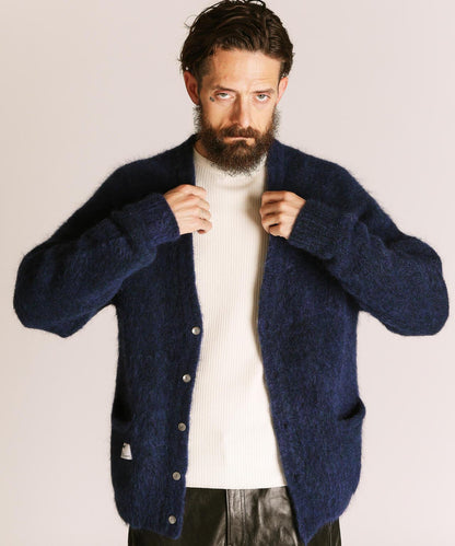 MOH《AIR》 KNIT CARDIGAN 馬海毛針織開衫
