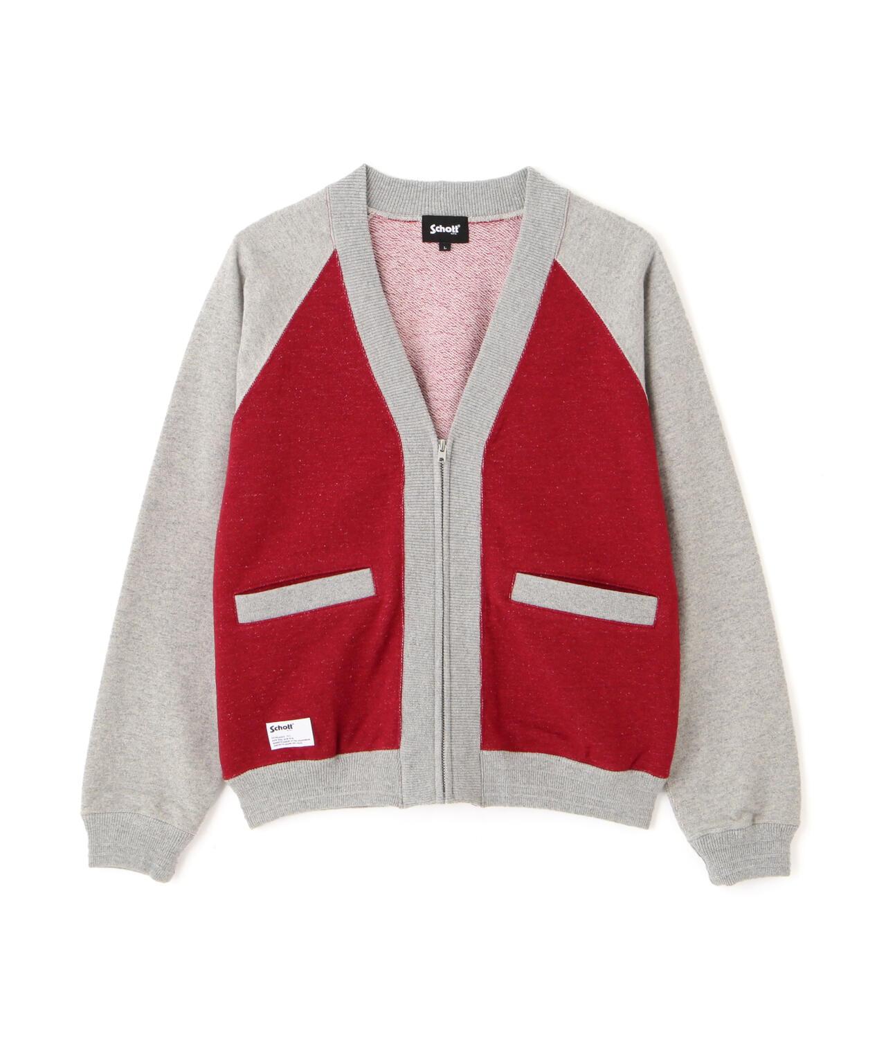 2TONE SWEAT CARDIGAN 雙色拼色衛衣開衫