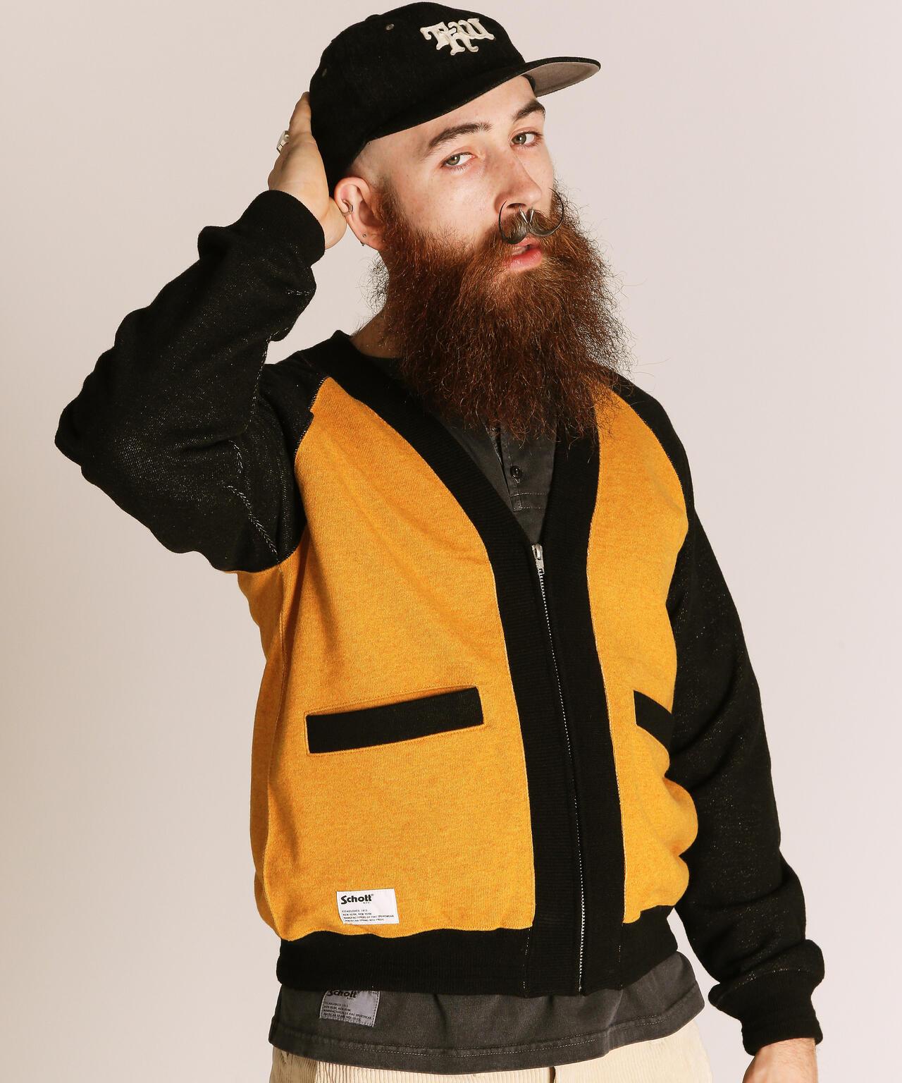2TONE SWEAT CARDIGAN 雙色拼色衛衣開衫