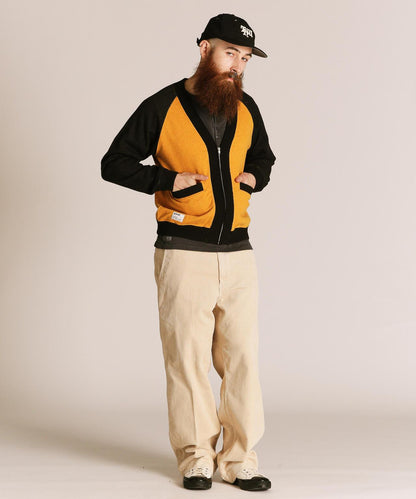 2TONE SWEAT CARDIGAN 雙色拼色衛衣開衫