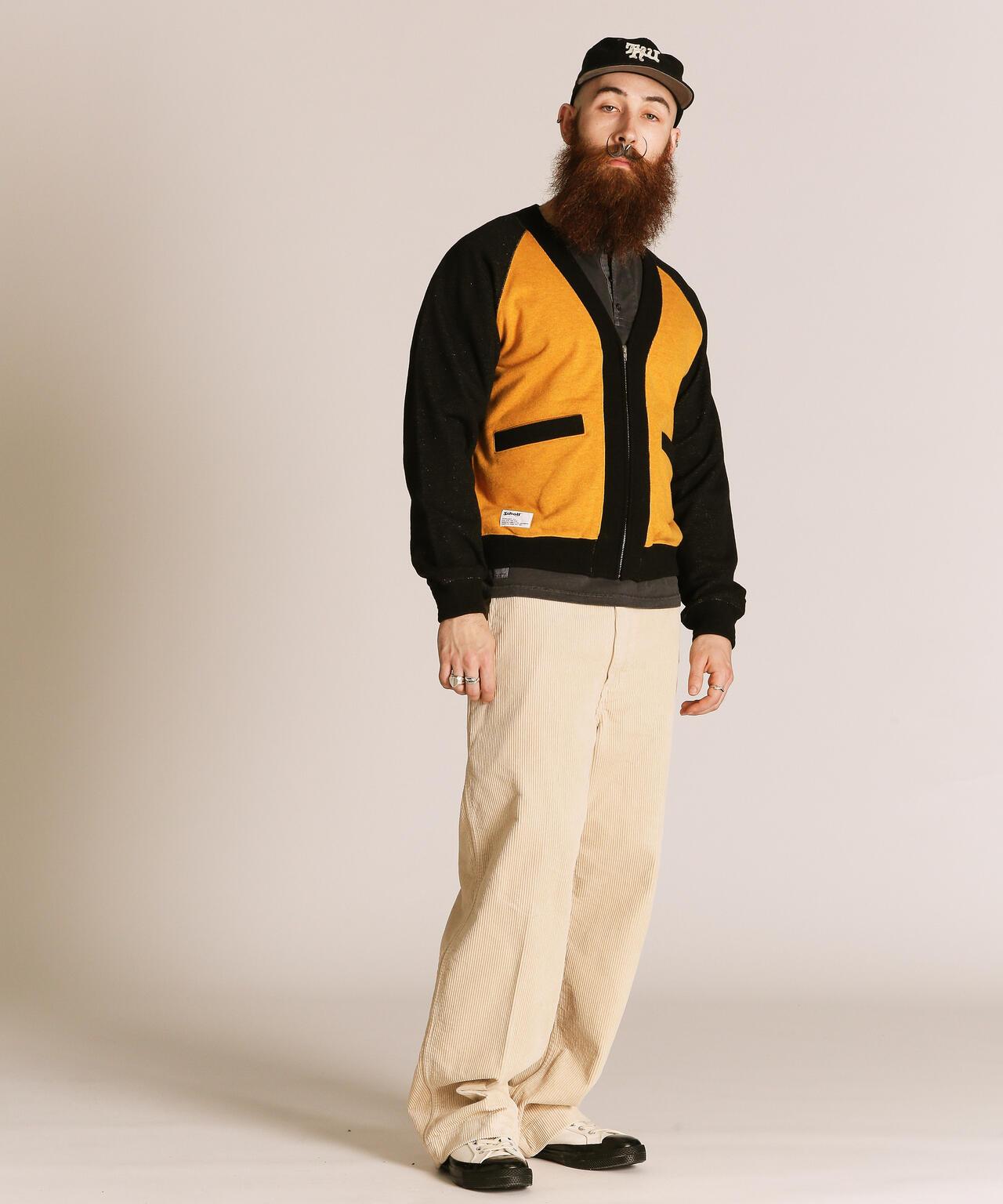 2TONE SWEAT CARDIGAN 雙色拼色衛衣開衫