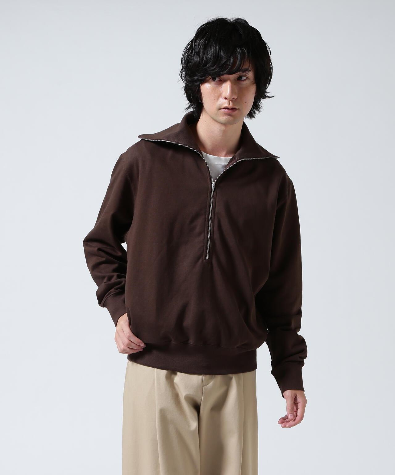 Toironier トワロニエ Half Zip Sweat Shirts