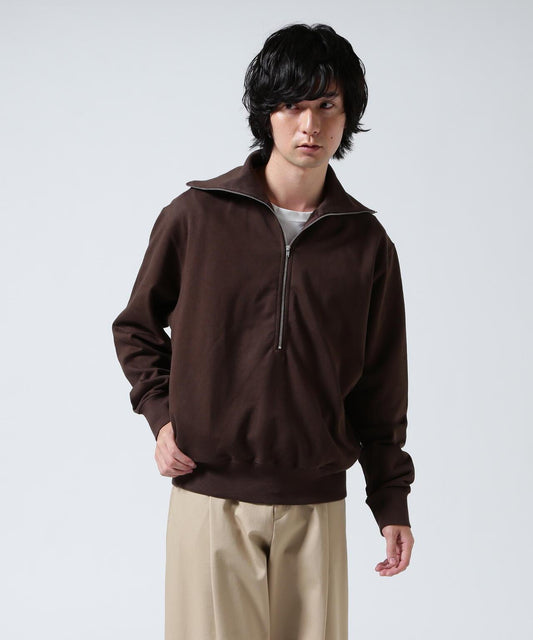 Toironier トワロニエ Half Zip Sweat Shirts