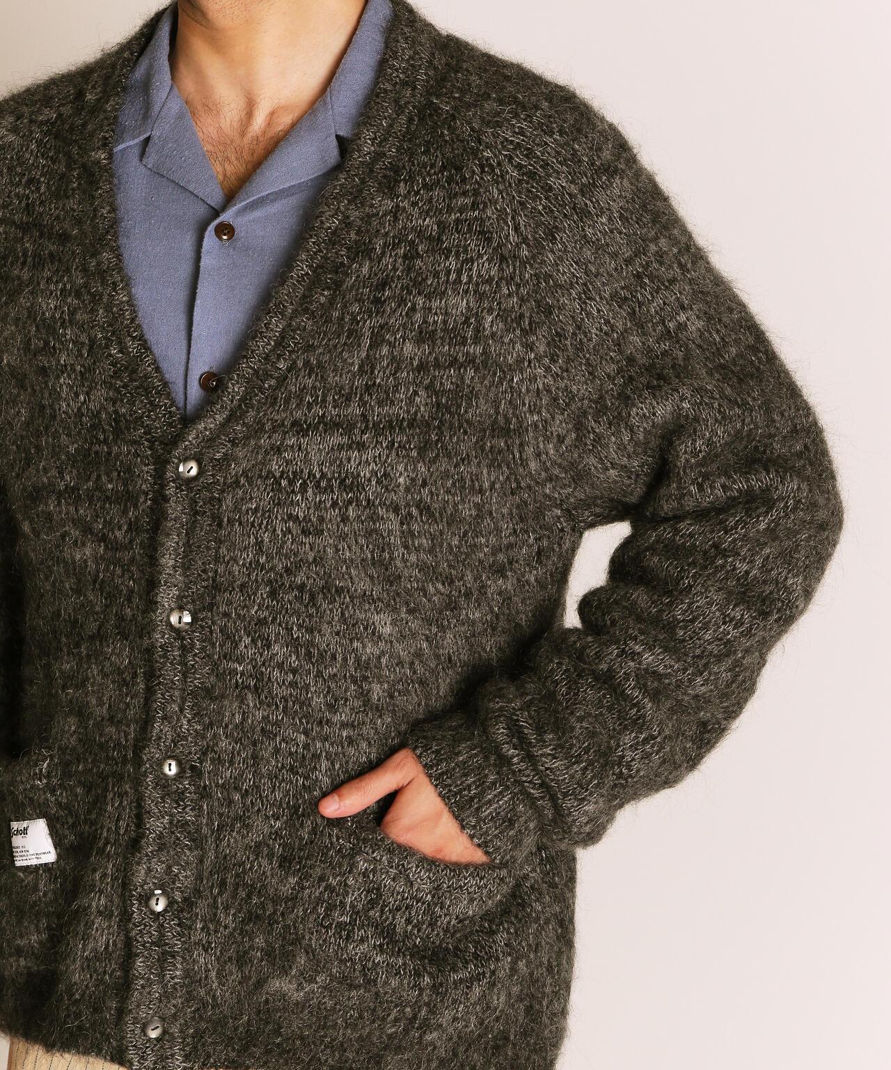 MOH《AIR》 KNIT CARDIGAN 馬海毛針織開衫