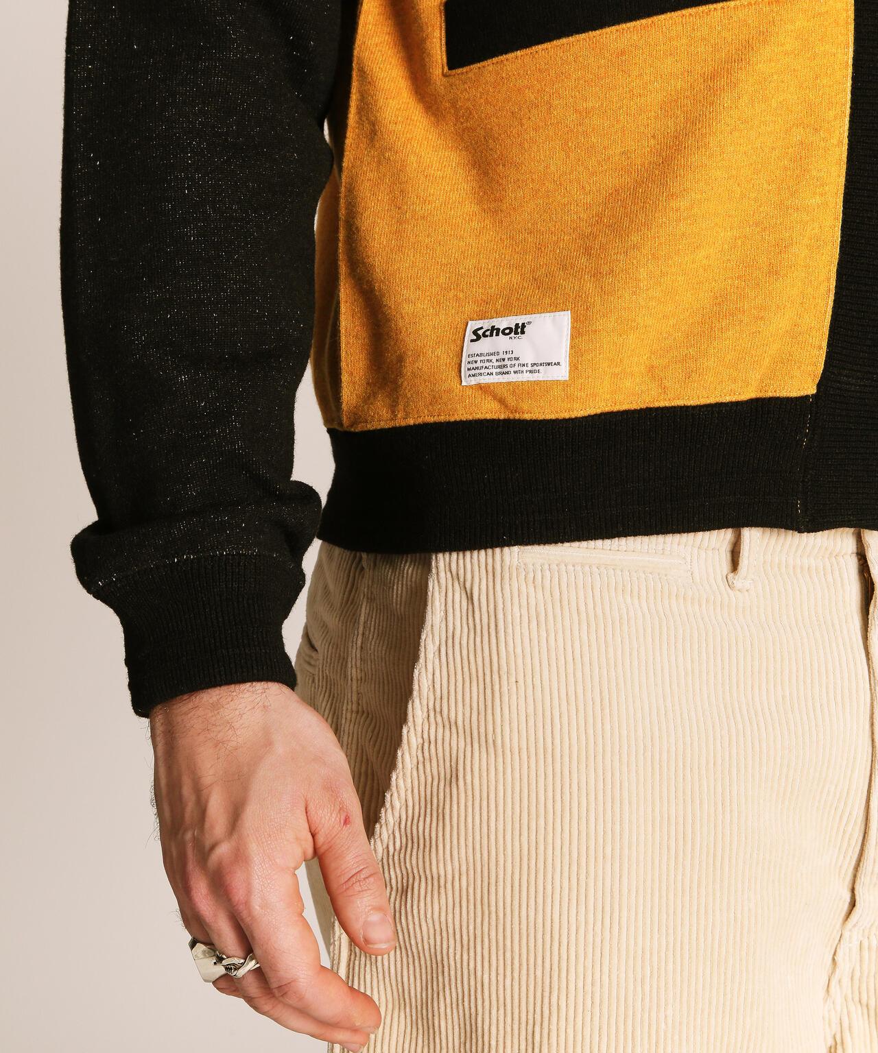2TONE SWEAT CARDIGAN 雙色拼色衛衣開衫