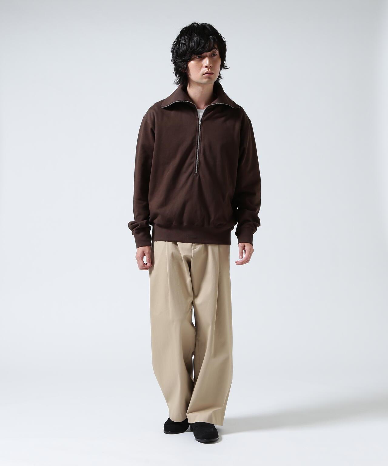 Toironier トワロニエ Half Zip Sweat Shirts
