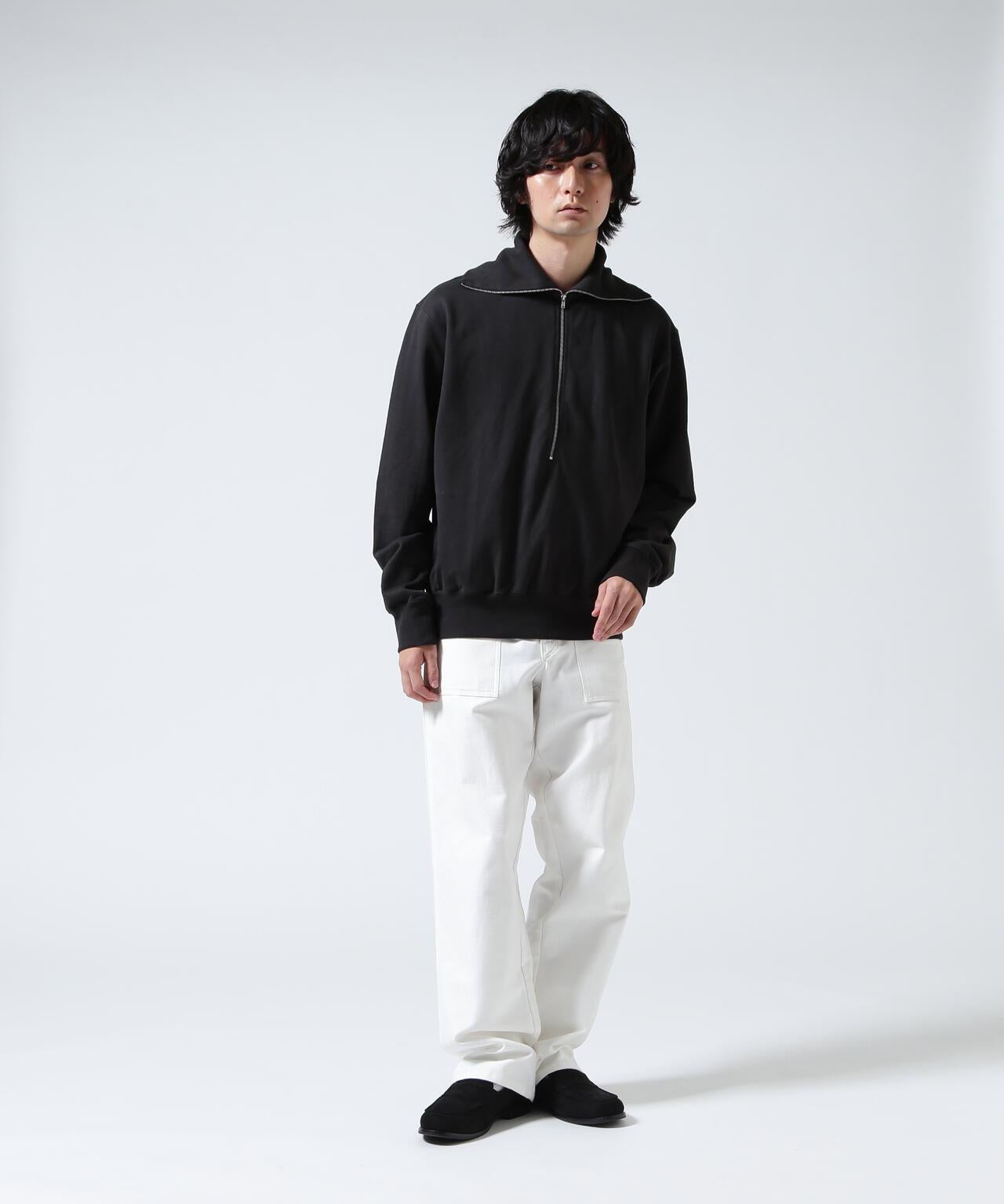 Toironier トワロニエ Half Zip Sweat Shirts