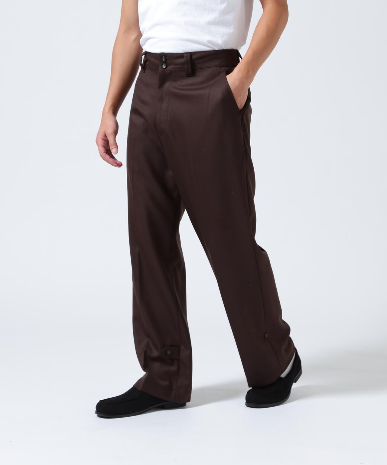 可調節下襬 軍事風設計 Toironier トワロニエ Adjust Hem Military Tr 褲子