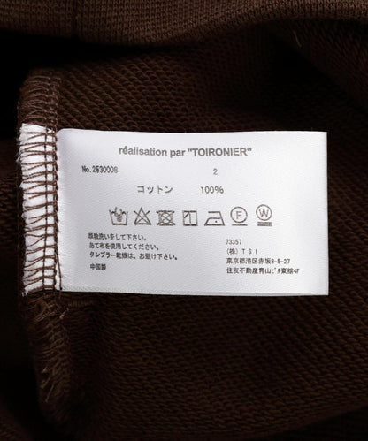 Toironier トワロニエ Half Zip Sweat Shirts