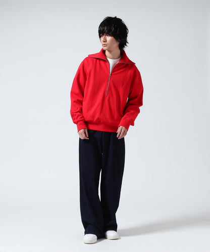 Toironier トワロニエ Half Zip Sweat Shirts