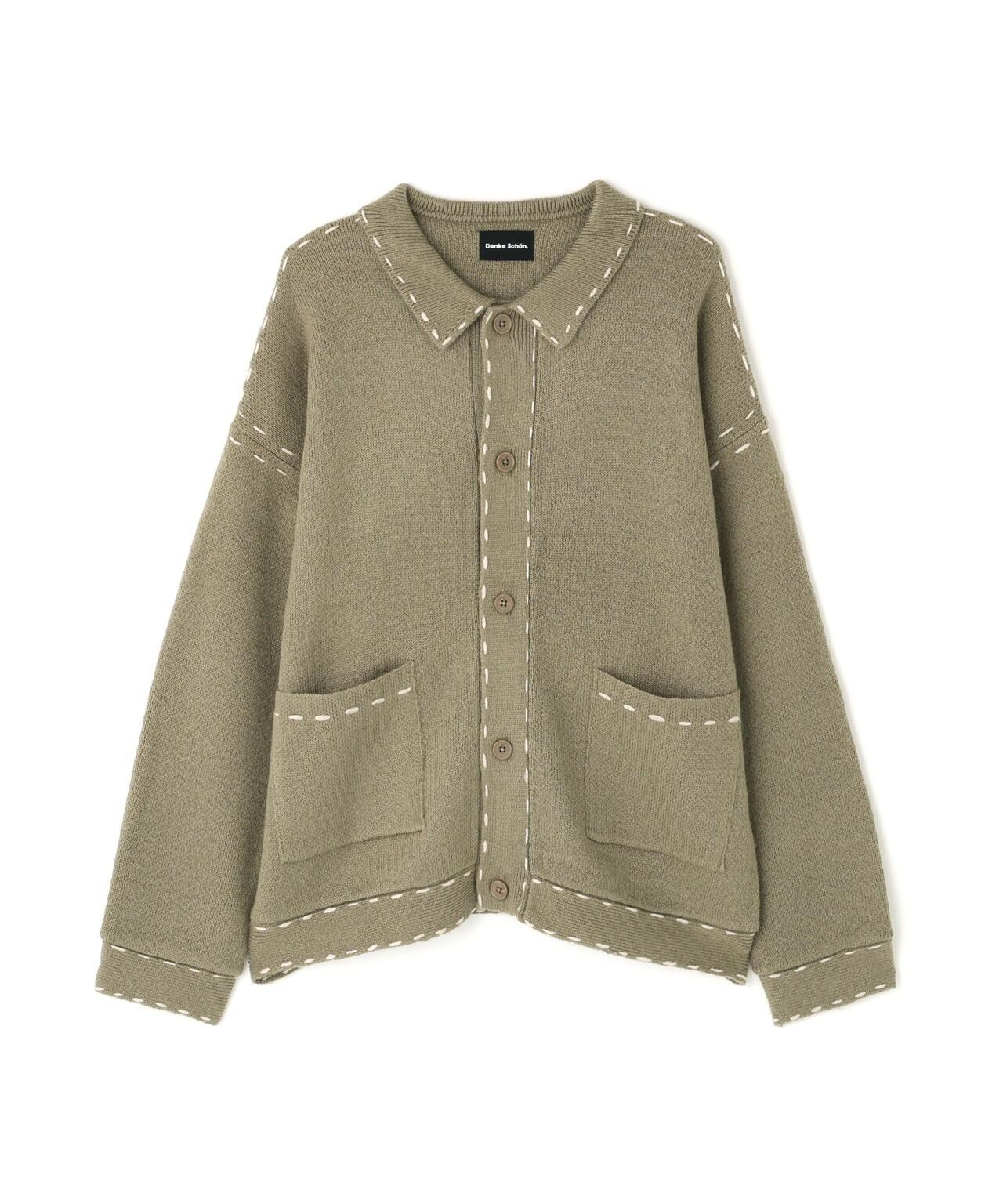 DankeSchon/ダンケシェーン ST KNIT JACKET 針織夾克