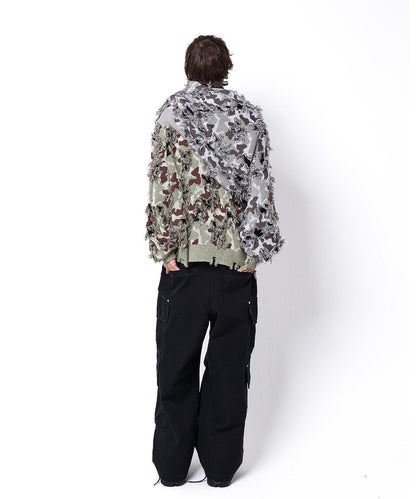 DankeSchon ダンケシェーン CAMO KNIT CREWNECK 圓領針織毛衣
