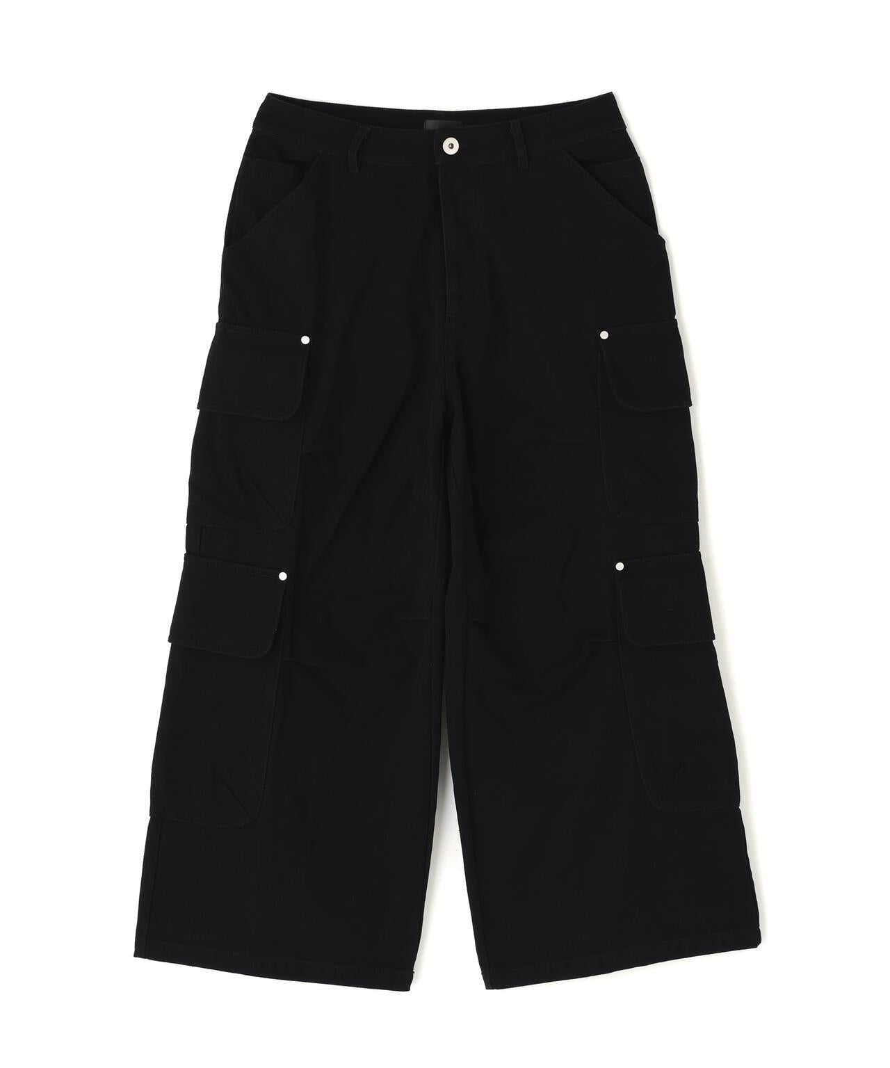 DUCK FLARE BAGGY CARGO PANTS 寬鬆喇叭工裝褲
