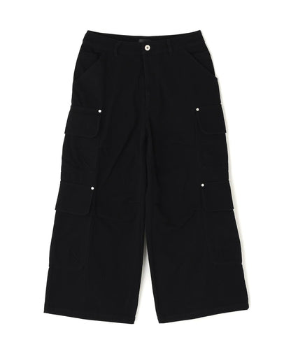 DUCK FLARE BAGGY CARGO PANTS 寬鬆喇叭工裝褲