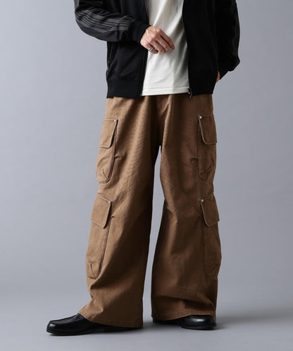 DUCK FLARE BAGGY CARGO PANTS 寬鬆喇叭工裝褲