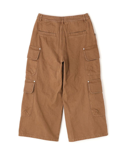 DUCK FLARE BAGGY CARGO PANTS 寬鬆喇叭工裝褲