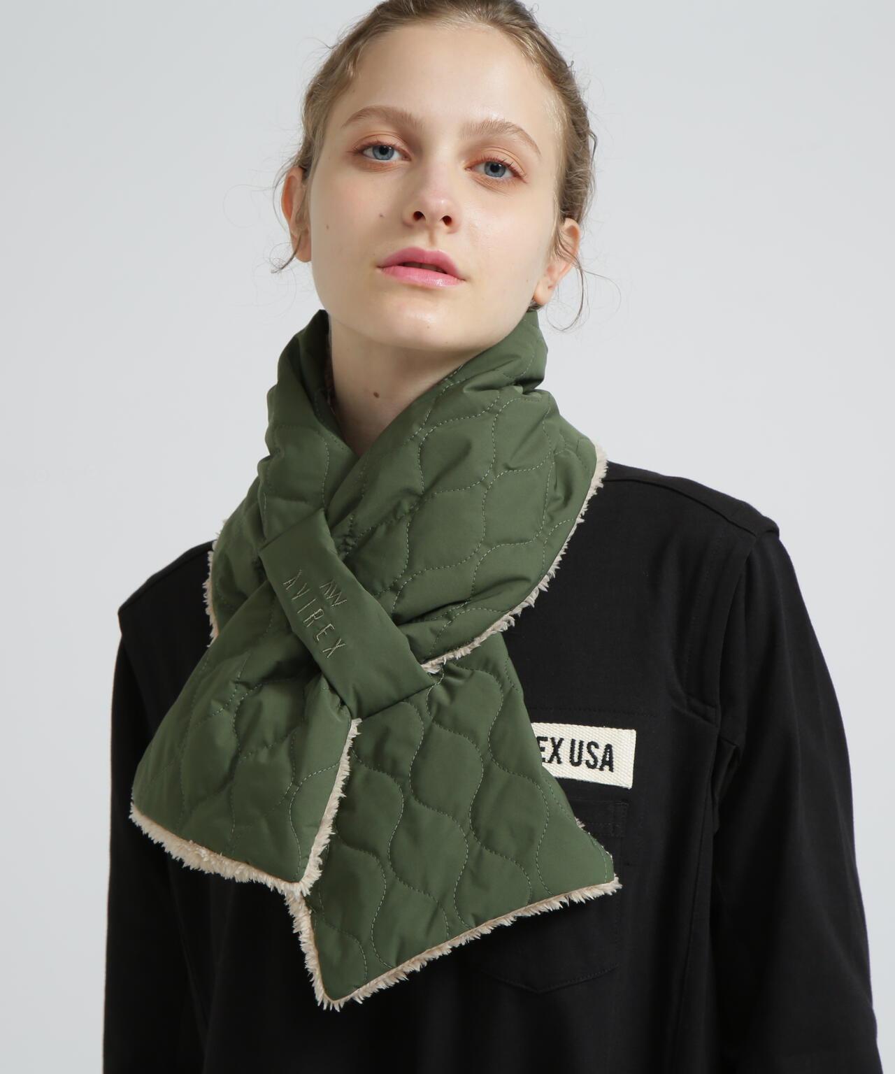 絎縫毛絨 QUILTING FUR STOLE 披肩