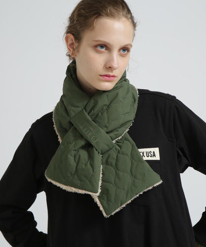 絎縫毛絨 QUILTING FUR STOLE 披肩