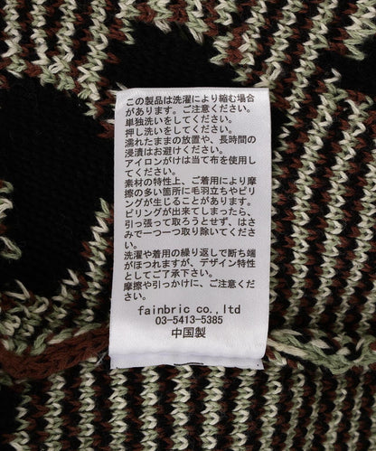 DankeSchon ダンケシェーン CAMO KNIT CREWNECK 圓領針織毛衣