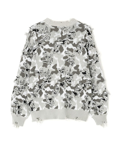 DankeSchon ダンケシェーン CAMO KNIT CREWNECK 圓領針織毛衣