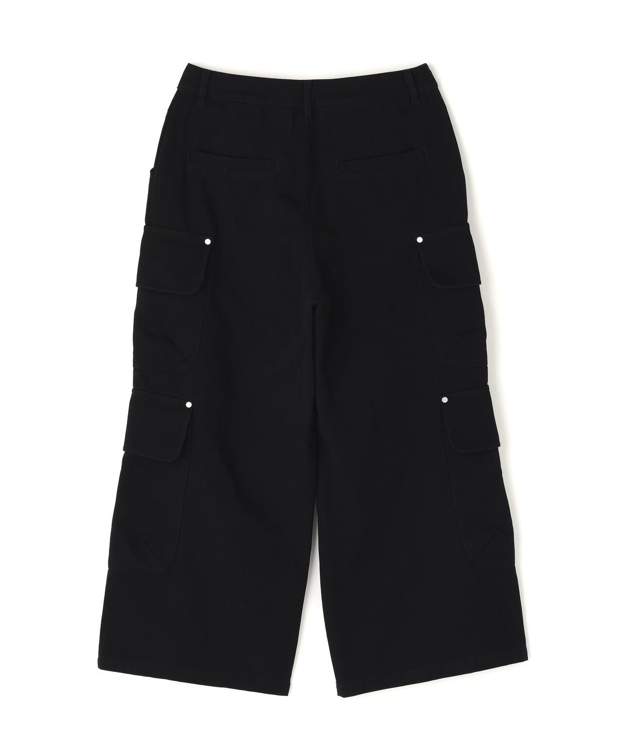 DUCK FLARE BAGGY CARGO PANTS 寬鬆喇叭工裝褲