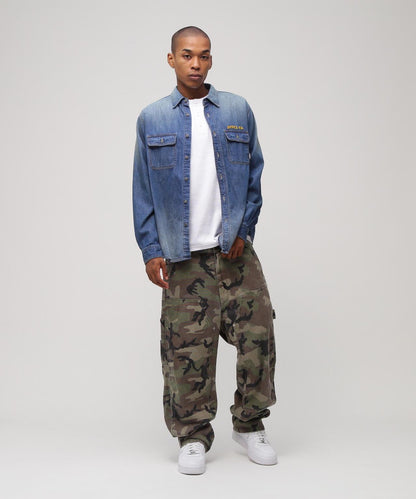 EMB DENIM SHIRT ”HAYDEN VALLEY” 牛仔襯衫