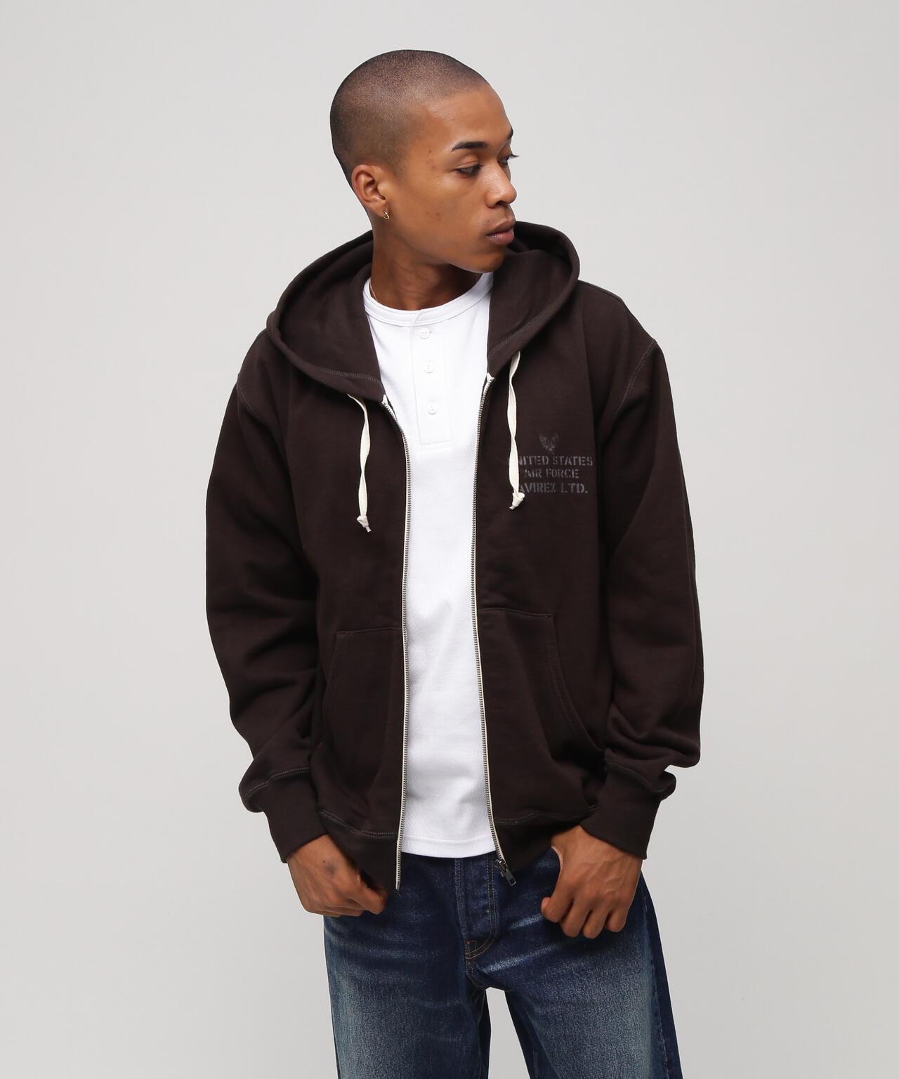 《VINTAGE LINE》 VINTAGE ZIP UP 復古拉鍊連帽衛衣