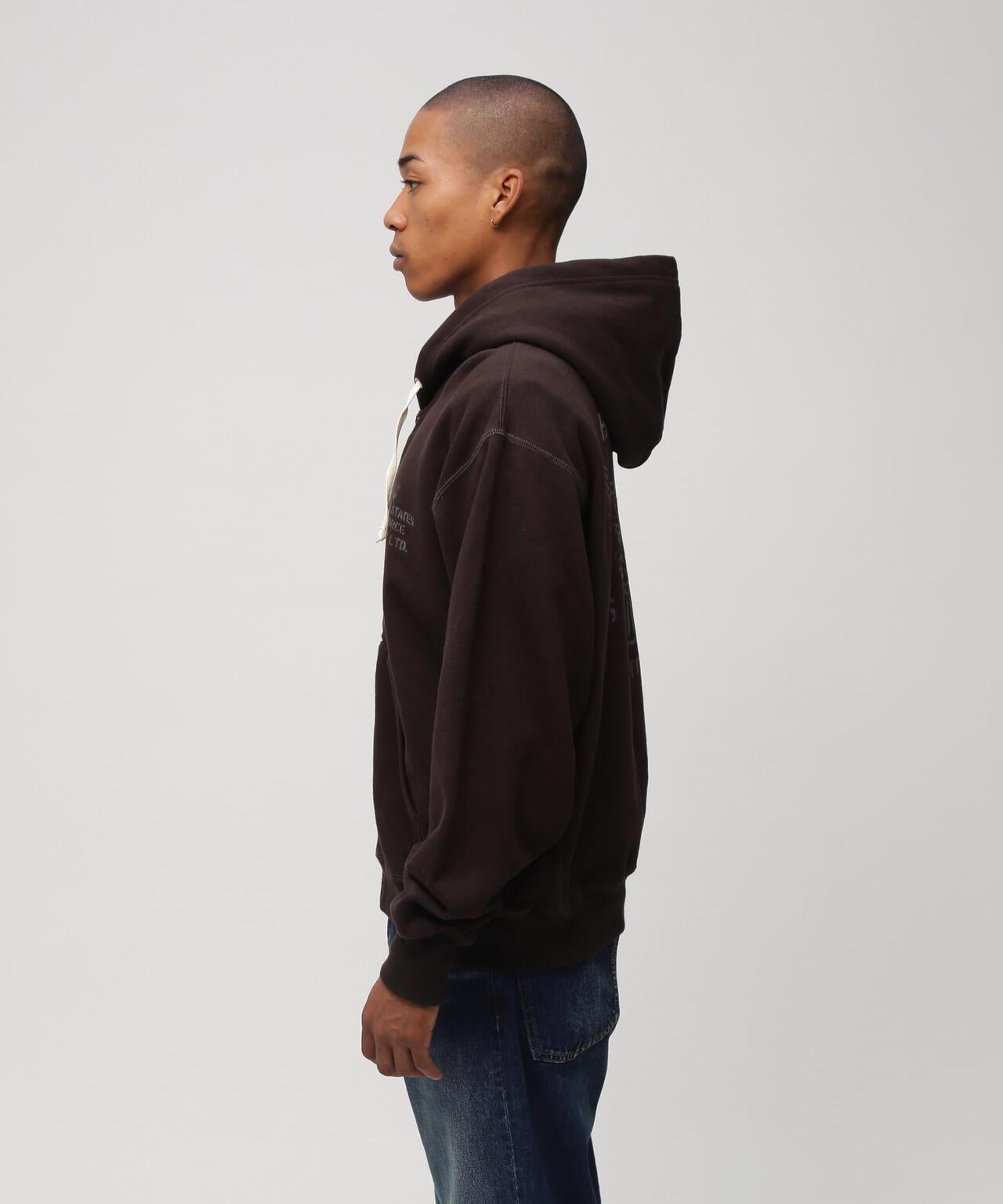 《VINTAGE LINE》 VINTAGE ZIP UP 復古拉鍊連帽衛衣