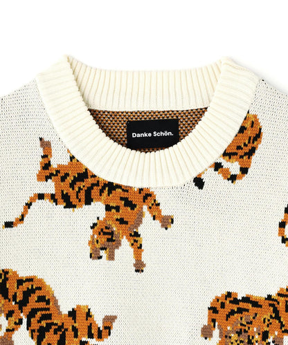 DankeSchon 《AIR》Y TIGER KNIT 針織上衣