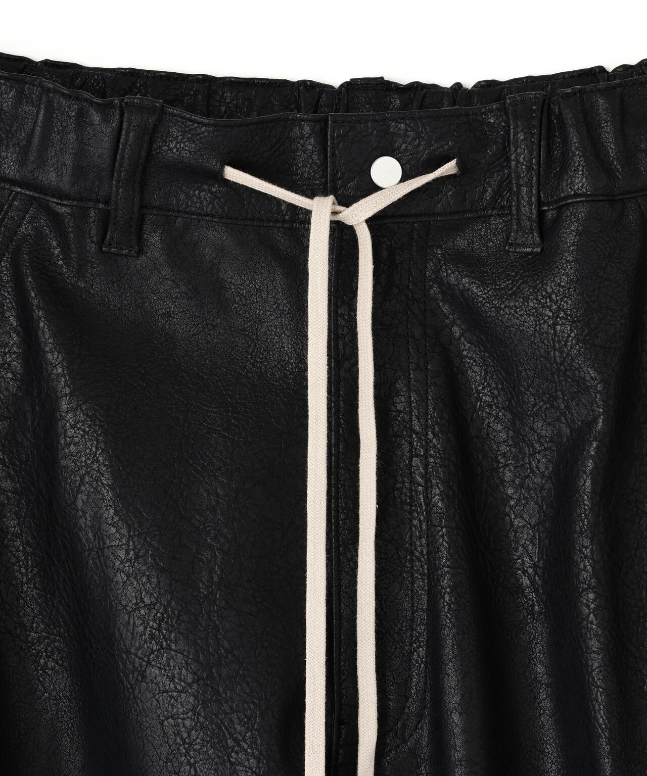 DankeSchon/ダンケシェーン PU LEATHER BAGGY CARGO PANTS 工裝褲